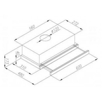 Hote de bucatarie Ciarko SL-S II 60