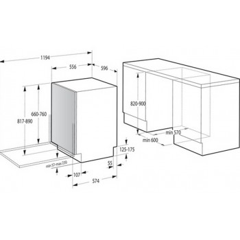 Spalator de vase Gorenje GV 661 D 60