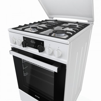 Комбинированная плита Gorenje K5341WF-B, Белый