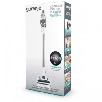 Aspirator vertical fără fir Gorenje FREESTYLE MOVE SVC219FMW
