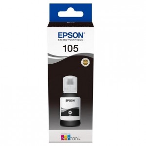 Контейнер с чернилами Epson 105 EcoTank, C13T00Q140 Контейнер с чернилами Epson 105 EcoTank, C13T00Q140
