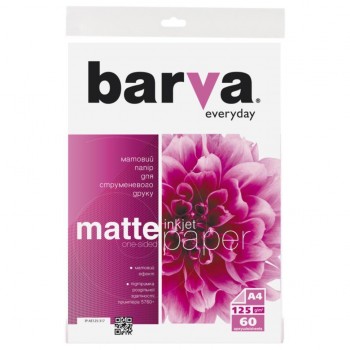 Фотобумага A4 125g 60p Matt Inkjet Everyday Barva