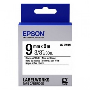 Ленточный картридж EPSON LK3WBN Ленточный картридж EPSON LK3WBN