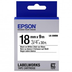 Cartuș de bandă EPSON LK-5WBN Cartuș de bandă EPSON LK-5WBN