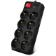 Filtru de rețea 8 Sockets, 3.0m, Sven "SF-08-16"