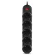 Filtru de rețea 5 Sockets, 1.8m, Sven "SF-05L" Filtru de rețea 5 Sockets, 1.8m, Sven "SF-05L"