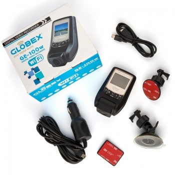 Автомобильный видеорегистратор Globex GE-100w, HD 720p