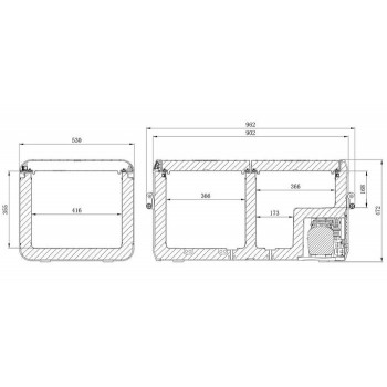 Автомобильный холодильник Dometic CoolFreeze CFX3 100