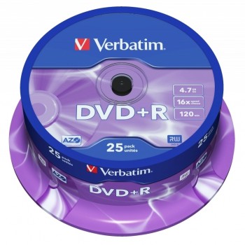 Discuri optice 25*Cake DVD+R Verbatim Discuri optice 25*Cake DVD+R Verbatim
