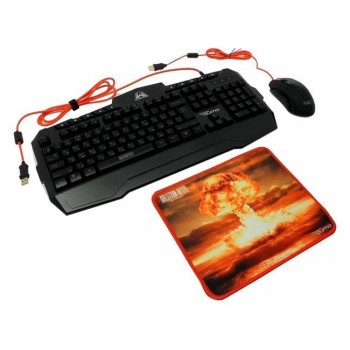 Tastatură, mouse și mouse pad QUMO Wartime