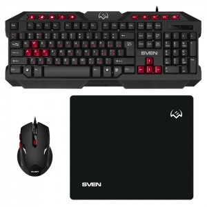Клавиатура, мышь и коврик для мыши SVEN GS-9200