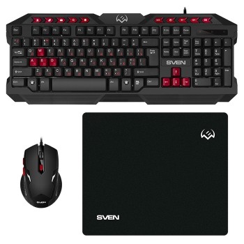 Клавиатура, мышь и коврик для мыши SVEN GS-9200