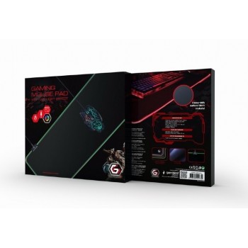 Игровой коврик для мыши Gembird MP-GAMELED, Large