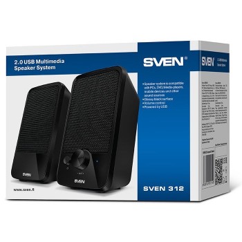Компьютерные колонки 2.0 SVEN "312"