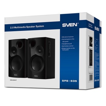 Компьютерные колонки 2.0 SVEN SPS-635 Компьютерные колонки 2.0 SVEN SPS-635