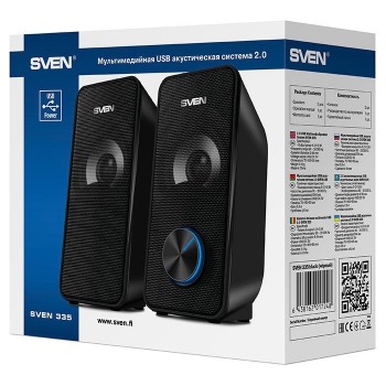 Компьютерные колонки 2.0 SVEN "335" Компьютерные колонки 2.0 SVEN "335"