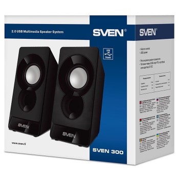 Компьютерные колонки 2.0 SVEN "300" Компьютерные колонки 2.0 SVEN "300"