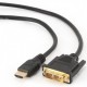Cablu video Cablexpert CC-HDMI-DVI-7.5MC, HDMI (M) - DVI-I (M) Cablu video Cablexpert CC-HDMI-DVI-7.5MC, HDMI (M) - DVI-I (M)