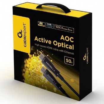 Видеокабель Cablexpert CCBP-HDMI-AOC-50M, HDMI (M) - HDMI (M) Видеокабель Cablexpert CCBP-HDMI-AOC-50M, HDMI (M) - HDMI (M)