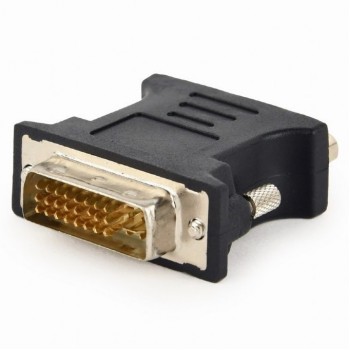 Видеоадаптер Cablexpert A-DVI-VGA-BK, DVI-I (M) - VGA D-Sub