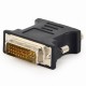 Видеоадаптер Cablexpert A-DVI-VGA-BK, DVI-I (M) - VGA D-Sub