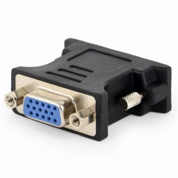 Видеоадаптер Cablexpert A-DVI-VGA-BK, DVI-I (M) - VGA D-Sub