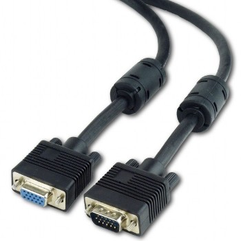 Видеокабель Cablexpert CC-PPVGAX-6B, VGA D-Sub (M) - VGA D-Sub (F) Видеокабель Cablexpert CC-PPVGAX-6B, VGA D-Sub (M) - VGA D-Sub (F)