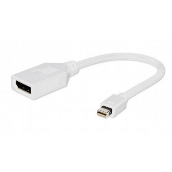 Adaptor video Cablexpert A-mDPM-DPF-001-W, MiniDP (M) - DisplayPort (F)