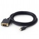 Cablu video Cablexpert CC-mDPM-VGAM-6, MiniDP (M) - VGA D-Sub (M)