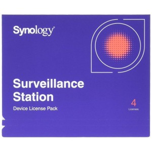 Pachetul de licențe pentru dispozitiv SYNOLOGY Surveillance Device License Pack X 4