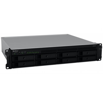 Сетевой накопитель SYNOLOGY "RS1221+", 8-bay, AMD Ryzen 4-core 2.2Ghz