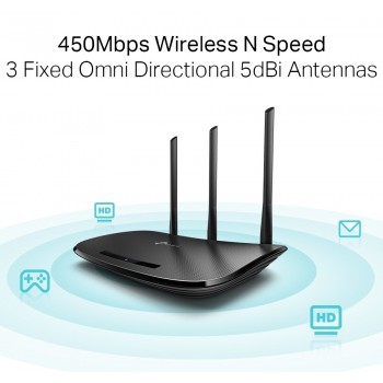 Router Wi-Fi N TP-LINK Router, "TL-WR940N"