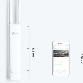 Stație de bază fără fir în aer liber Wi-Fi TP-LINK "EAP110-Outdoor" Stație de bază fără fir în aer liber Wi-Fi TP-LINK "EAP110-Outdoor"