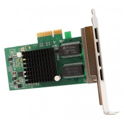 Adaptor server PCI-e Intel I350AM4, Quad SFP Port 1Gbps