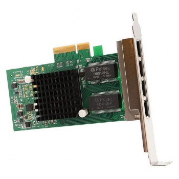 Серверный адаптер PCI-e Intel Intel I350AM4, Quad SFP Port 1Gbps