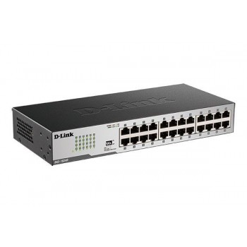 Comutator cu 24 porturi 10/100/1000Mbps Switch D-Link "DGS-1024D/I2A", 19" Rackmountable