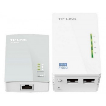 Kit adaptor Powerline gigabit cu priză încorporată Wi-Fi N TP-Link, TL-WPA4220, AV600 Kit adaptor Powerline gigabit cu priză încorporată Wi-Fi N TP-Link, TL-WPA4220, AV600