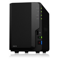Сетевой накопитель SYNOLOGY "DS218", 2-bay, Realtek 4-core 1.4GHz