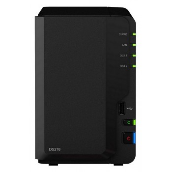 Servere de stocare SYNOLOGY "DS218", 2-bay, Realtek 4-core 1.4GHz