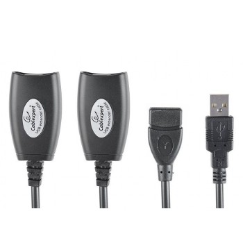 Удлинитель USB интерфейса, по витой паре до 30 м Gembird, UAE-30M