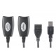 Удлинитель USB интерфейса, по витой паре до 30 м Gembird, UAE-30M