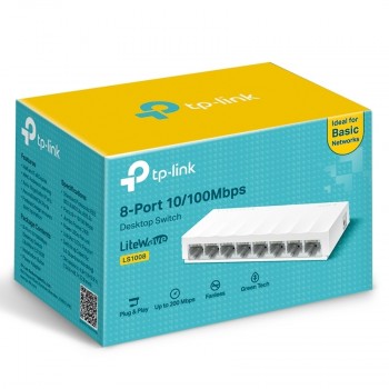 Comutator cu 48 porturi 10/100Mbps Desktop Switch TP-LINK LiteWave "LS1008"