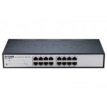 Настраиваемый L2 коммутатор с 16 портами 10/100MBPS EASY SMART SWITCH D-Link DES-1100-16 Настраиваемый L2 коммутатор с 16 портами 10/100MBPS EASY SMART SWITCH D-Link DES-1100-16