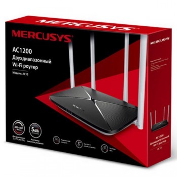 Роутер Wi-Fi AC Dual Band MERCUSYS, "AC12"