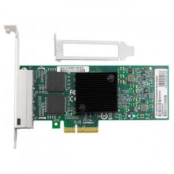 Серверный адаптер PCI-e Intel 82580, Quad Copper Port 1Gbps