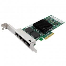 Adaptor server PCI-e Intel 82580, Quad Copper Port 1Gbps