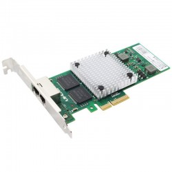 Adaptor server PCI-e Intel I350-T2, Dual Copper Port 1Gbps