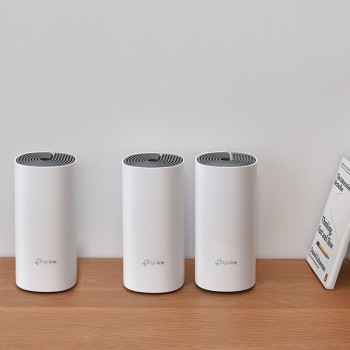 Sistem Wi-Fi Home Mesh TP-LINK, "Deco E4(3-pack)" Sistem Wi-Fi Home Mesh TP-LINK, "Deco E4(3-pack)"