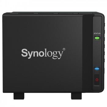 Сетевой накопитель SYNOLOGY "DS419slim", 4-bay 2.5", Marvell Armada 2-core 1.33GHz