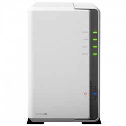 Сетевой накопитель SYNOLOGY "DS220j", 2-bay, Realtek 4-core 1.4GHz